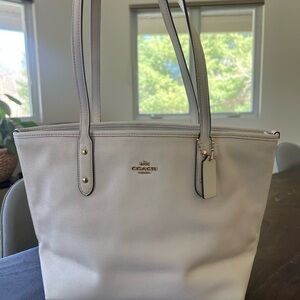 White Coach Tote Bag